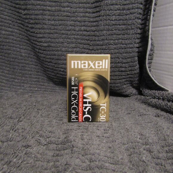 maxell vhs-c cassette Tape HGX-Gold - Picture 2 of 3
